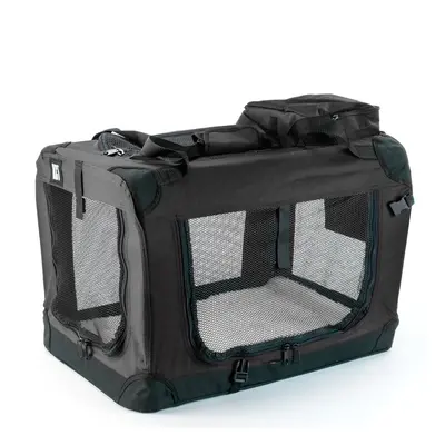 (Medium Black) KCT Fabric Pet Carrier Crates