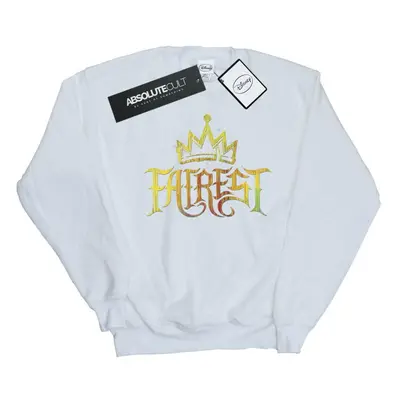 (M, White) Disney Womens/Ladies The Descendants Fairest Gold Sweatshirt