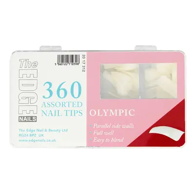 The Edge Nails Olympic Assorted Nail Tips (360 Pack)