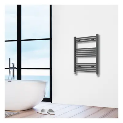 (anthracite, 800x500mm) Stylish Straight Towel Rail HeatingTowel Radiator