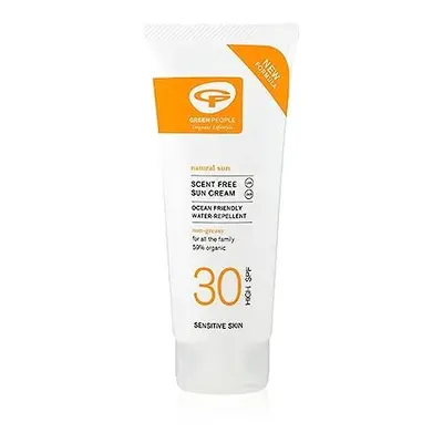 Scent Free Sun Cream SPF30 200ml | Natural, Organic Sunscreen | Eczema Friendly, Sensitive Skin,