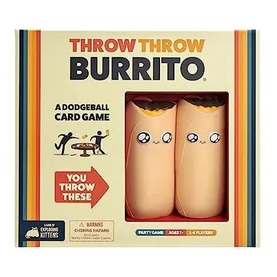 Throw Throw Burrito Card Game by Exploding Kittens - A Dodgeball Card Game - Fun Family Card Gam