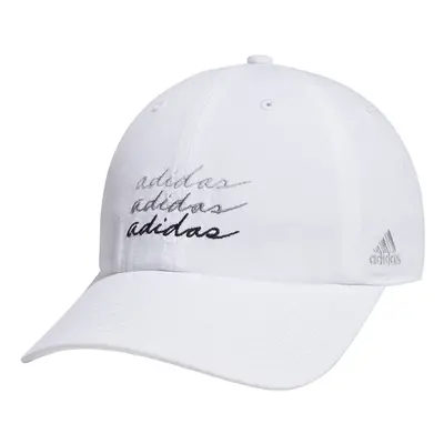 adidas Women's Saturday Relaxed Fit Adjustable Hat White/Black/Grey/C