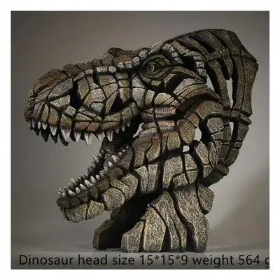 (Diansaur) New Trends Contemporary Nordic Style Animal Sculpture Home Decoration Lion Tiger Bust