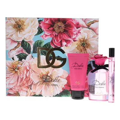 Dolce & Gabbana Dolce Lily 75ml Eau de Toilette, 50ml Body Lotion, 10ml Eau de Toilette Travel S