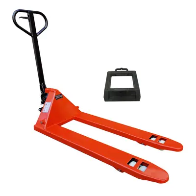 Hand Pump Pallet Truck Jack with Chock Ton (Euro Manual Trolley)