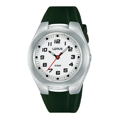 (Dark Green, Quartz) Lorus Kids Silicone Strap 36(mm) Watch