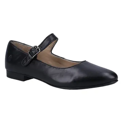 (Black, (Adults')) Hush Puppies Melissa Patent Leather Women's Black Flats