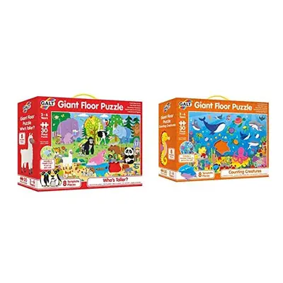 Galt Giant Floor Puzzle Whos Taller Floor Puzzles for Kids piece Puzzle Ages to years Plus Galt 