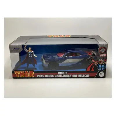 Thor Figure and Dodge Challenger SRT Hellcat 1:24 Scale Jada 253225032