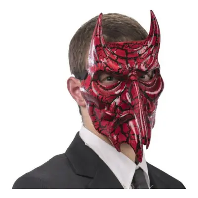 Halloween Mask, Red Demon, Realistic Effect Masquerade Mask Trend