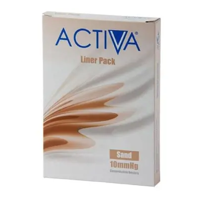 Activa Stocking Liners Open Toe Medium Sand 10mmHg x