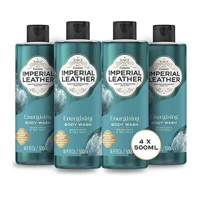 Imperial Leather Energising Shower Gel - Bergamot & Sea Salt Fragrance, Signature Oil Blend with