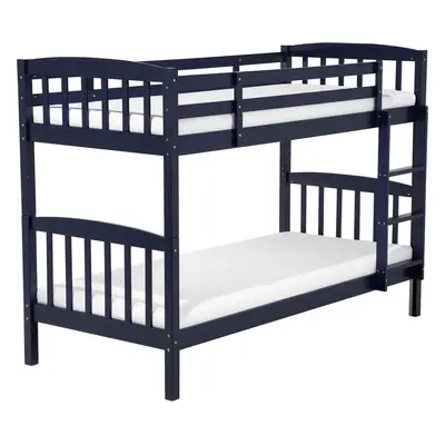 Bunk Bed Wood REVIN x cm (EU Single) Navy Blue