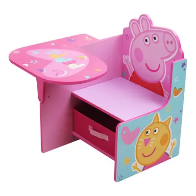 Peppa Pig Chair Desk with Storage Bin by Nixy Children