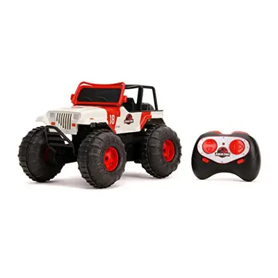 Toys Jurassic Park RC Sea and Land Jeep 1:16, Multicoloured