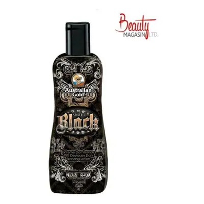 Australian Gold Sinfully Black 15x Dark Bronzing Lotion Sunbed Cream 250ml