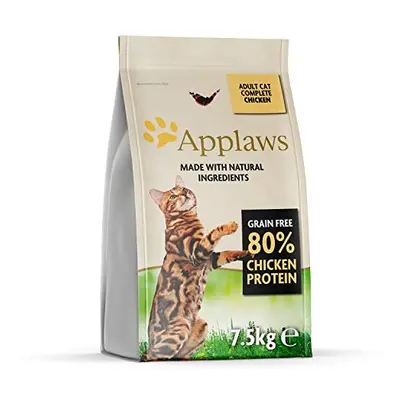 Applaws Complete Natural Dry Cat Food, Grain Free, Adult, Chicken, 7.5kg