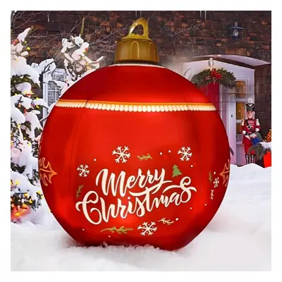 1pc Inch Rechargeable Colors LED Light Inflatable Christmas Ball Christmas Blow Ball Decorative 