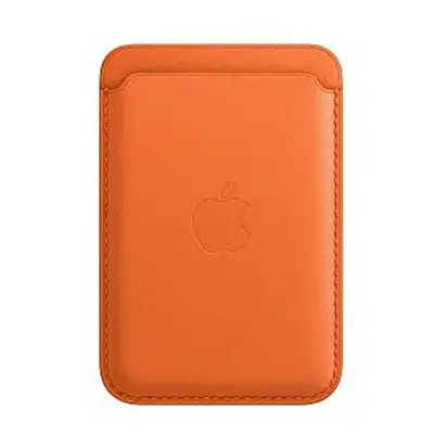 Apple iPhone Leather Wallet with MagSafe - Orange