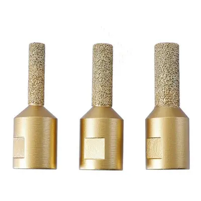 3Pcs 8/10/12mm Abrasive Bits M14 Adapter Diamond Router Bit Grit Slate Stone Splicing Tool for A