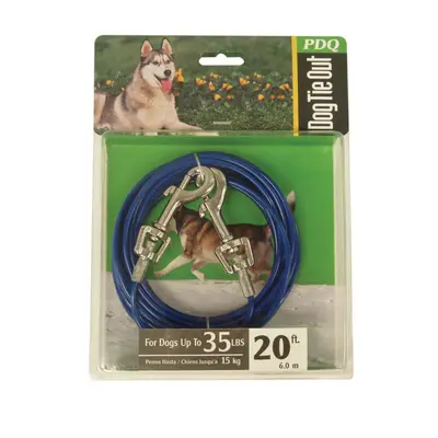 CABLE DOG TIE OUT 20'MED (Pack of 1)