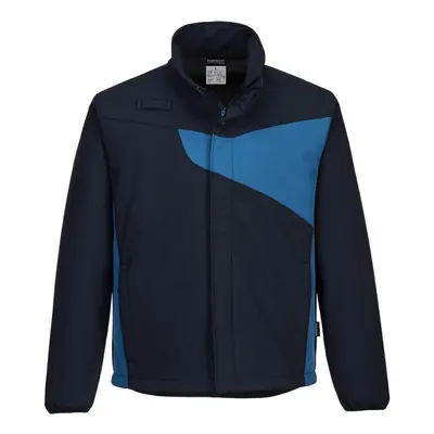 (L, Navy/Royal Blue) Portwest Mens PW2 Softshell Jacket