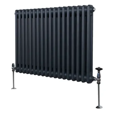 (600mm x 832mm, Grey) Traditional Column Radiator Heater