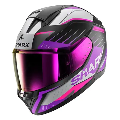 (S) Shark Ridill Full Face Helmet Bersek Black / Violet / Pink