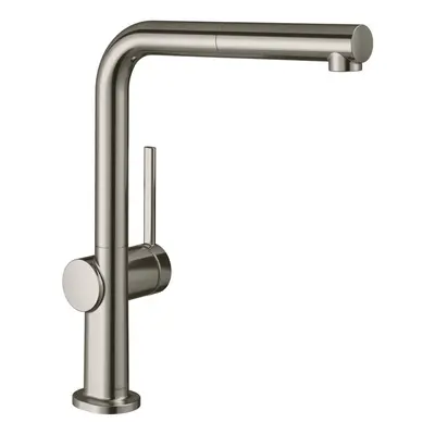 Hansgrohe Talis Kitchen Mixer Tap Single Lever Pull Spout sBox Stainless Steel