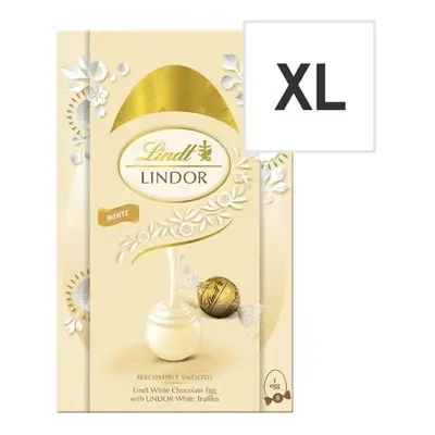 2 x Lindt White Chocolate Egg With Lindor White Truffles 260G