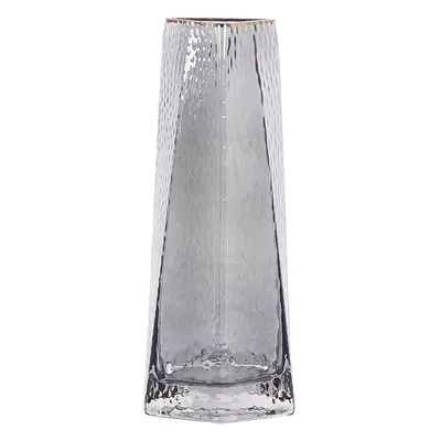 Flower Vase LILAIA Glass Grey