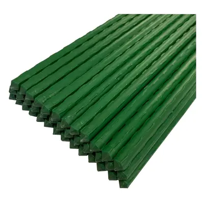 Set of Plastic Coated Metal Plant Support Sticks (140cm)