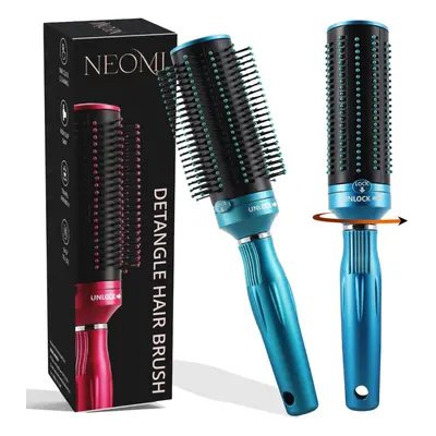 Retractable Detangle Hair Brush for Curly Hair, Straight Hair & Wet Hair | Detangling Round Hair