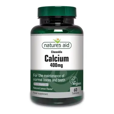 Natures Aid Calcium mg Chewable Tablets 60's