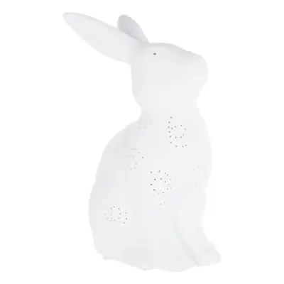 Kids White Porcelain Rabbit Kids Night Light Children Bedroom Lamp Nightlight