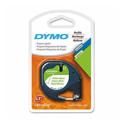 Dymo Letra-Tag Tape Label (Paper White)