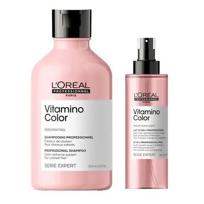 L'Oreal Serie Expert Vitamino Color - Shampoo 300ml - Leave In Treatment 190ml