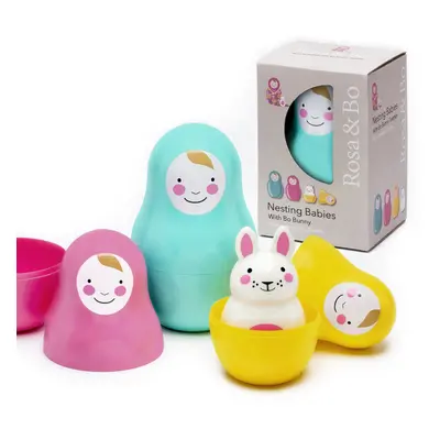 Nesting Babies with Chiming Bo Bunny Russian Dolls safe for Babies and Toddlers