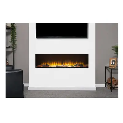 Adam Sahara Fully Inset Media Wall Electric Fire, Inch 1250mm