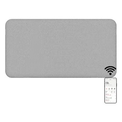 (White) MYLEK Wi-Fi enabled Smart Mica Panel Heater