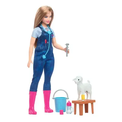 Barbie 65th Anniversary Doll & Accessories Farm Veterinarian Set w