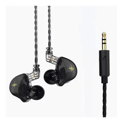 (Black, Standard) In-Ear Earphones 1D Hi-Fi Bass Earbuds Deep Bass Stereo Monitor Headphones Spo