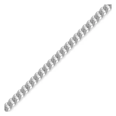 (7.5) Jewelco London Sterling Silver 5mm Gauge Curb Chain