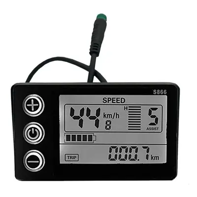 (black) S866 Electric Bike Lcd Display 24v 36v 48v E-bike Electric Scooter Display Meter Control