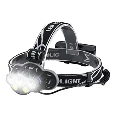 Head Torch, Head Torch Rechargeable with Lights Modes, Rechargeable Head Torch, Led Head Torch f