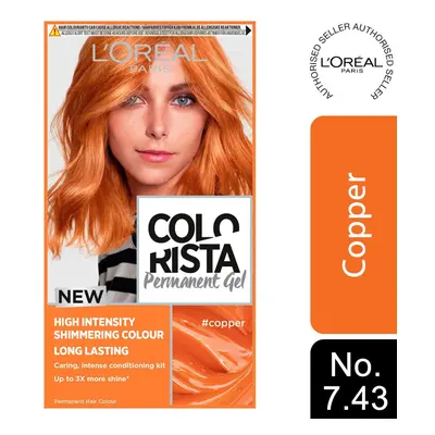 L'Oreal Colorista High-Intensity Copper Permanent Gel Hair Dye