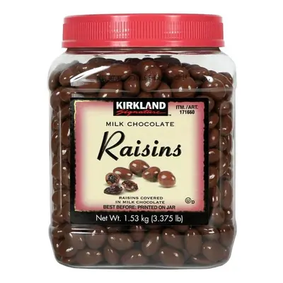 Kirkland signature chocolate covered raisins 1.53kg