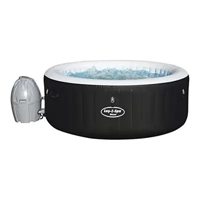 Lay-Z-Spa 54123-BNNX16AB02 Miami Hot Tub, Airjet Inflatable Spa, Person - Black