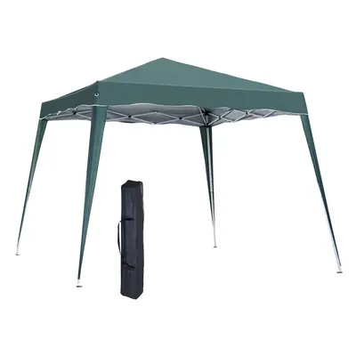 Outsunny Garden Pop up Gazebo Tent Party Water-resistant 2.5 x 2.5M Green